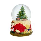 スノードーム　北極フレンズ 丸和貿易/LEDスノードーム ミュージック フレンズサンタ/4009622
