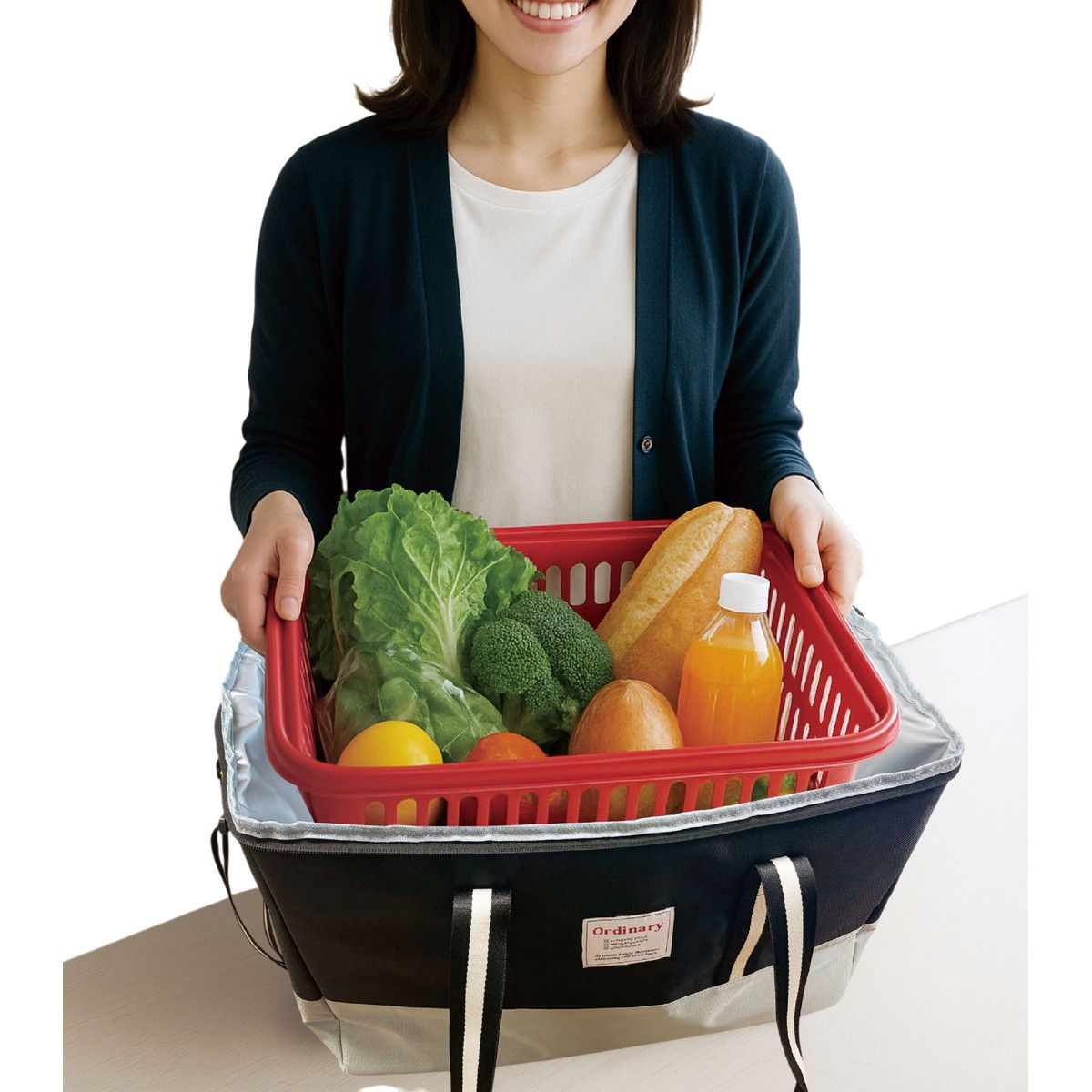 丸和貿易/レジまるクーラーバッグ ミストピンク/4009686-01