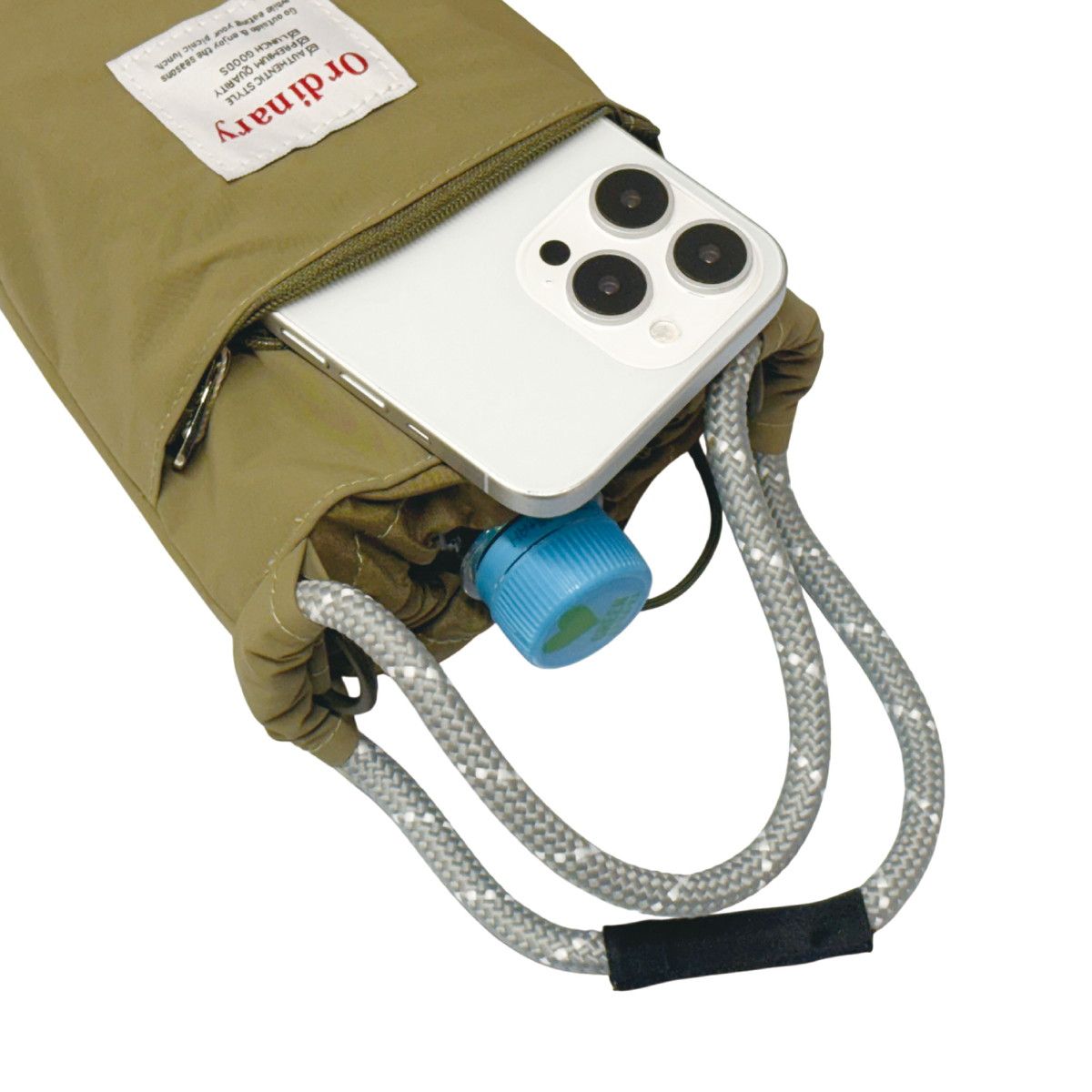 丸和貿易/オーディナリー ペットボトルホルダー オリーブ/4009672-05