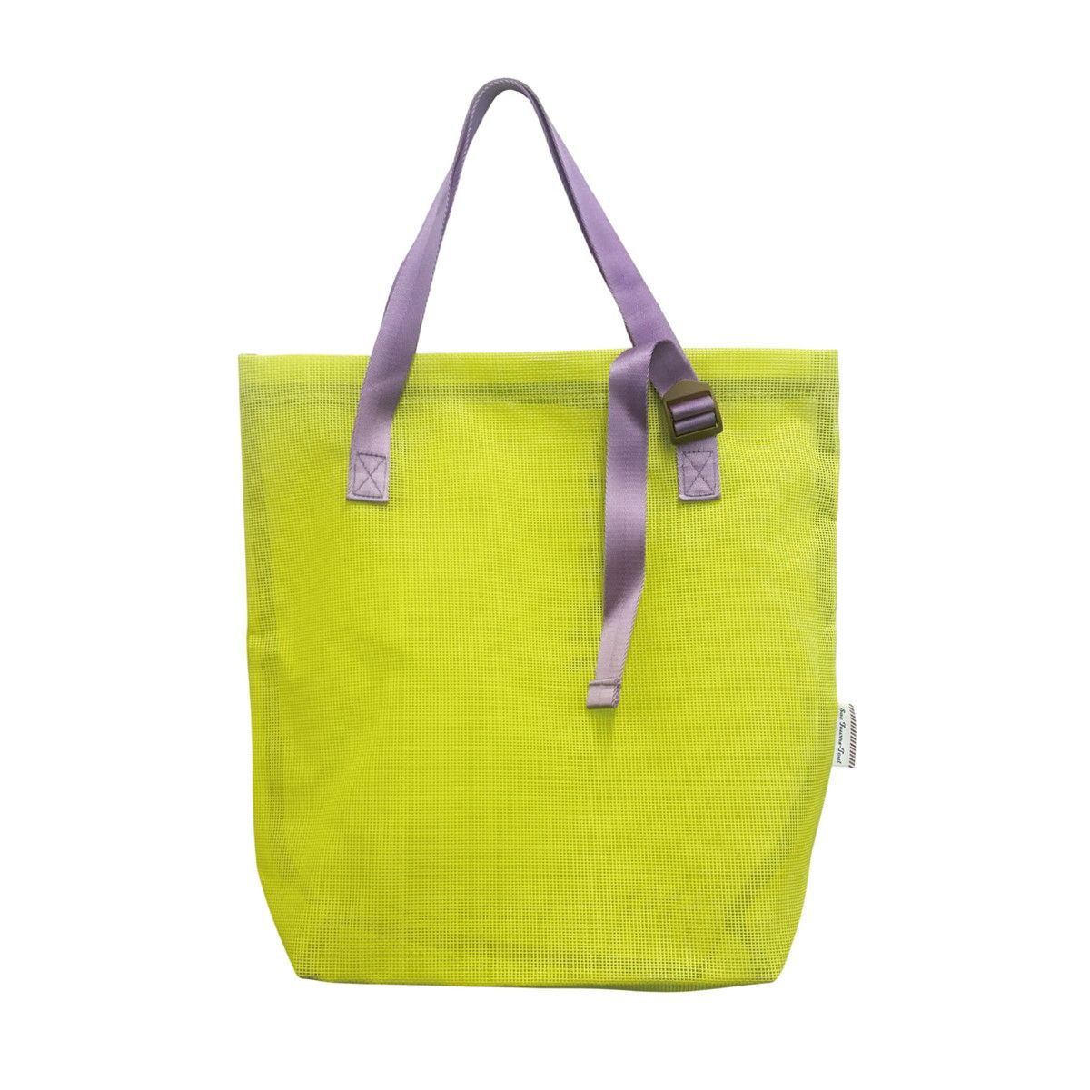 丸和貿易/カラーメッシュ トートバッグ イエロー/4009694-06