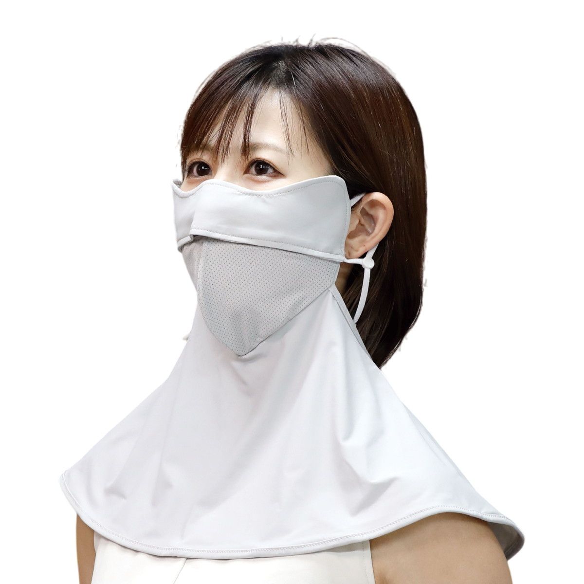 丸和貿易/冷感快息 UVフェイスマスク目じりガードパーフェクト GY/4009681-02