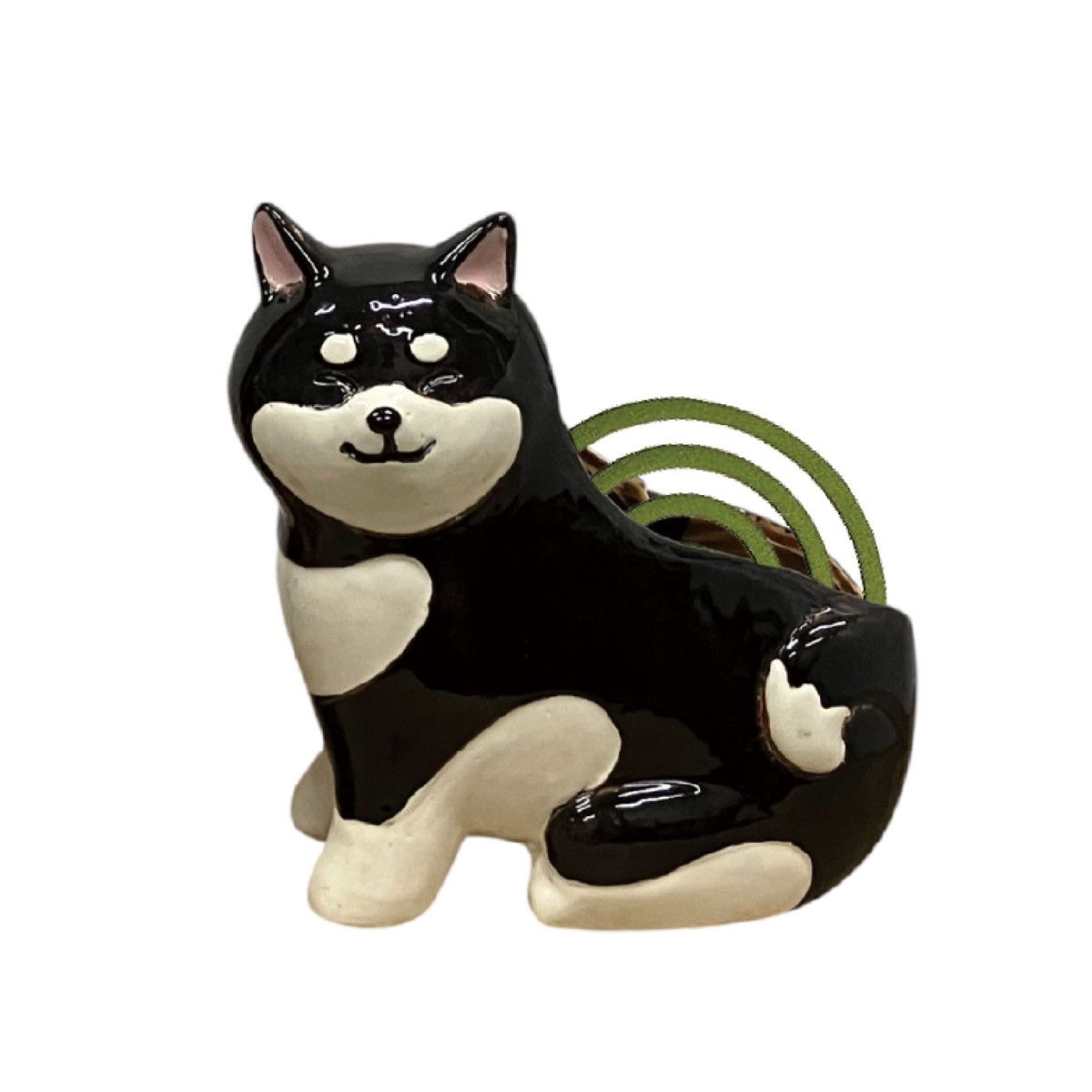 丸和貿易/シバイヌ 蚊遣り 縦型 ブラック/4009677-02