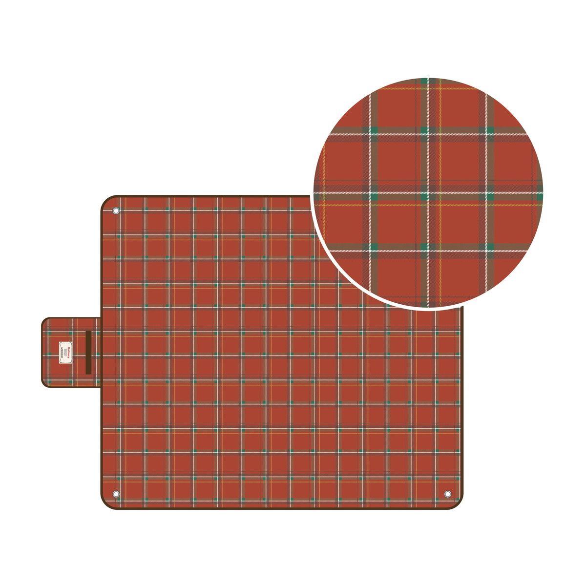 丸和貿易/オーディナリーレジャーシート スモーキーレッドチェック (L)/4009701-02