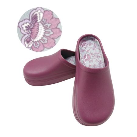 丸和貿易/ガーデンサボサンダル パープル (S)/4009692-01