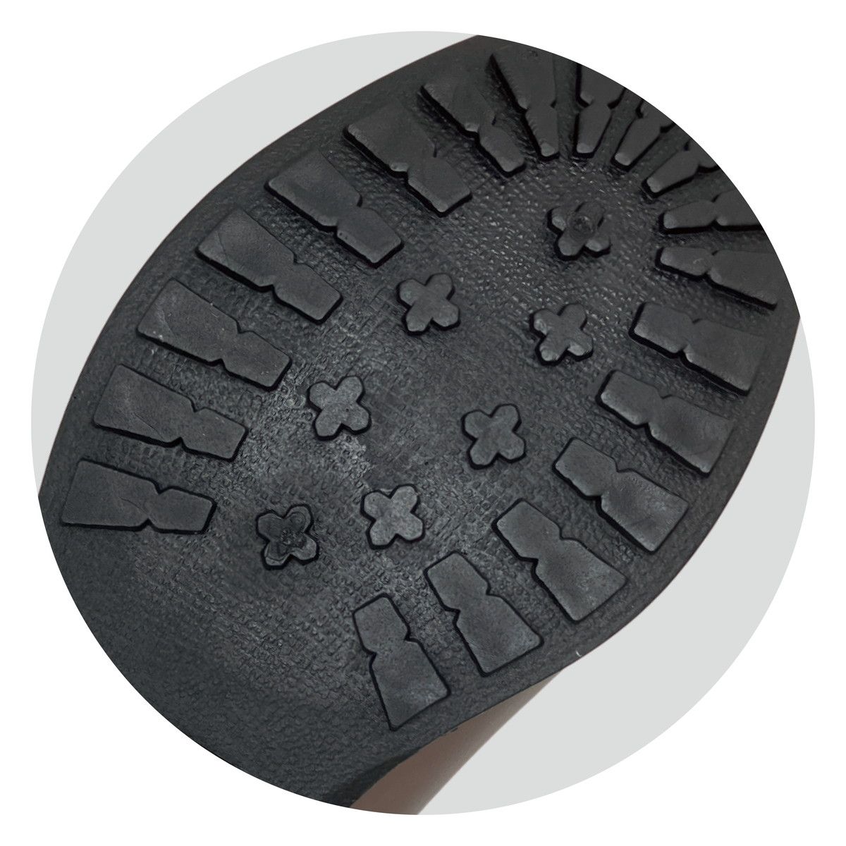 丸和貿易/サイドジップレインブーツ ダークブラウン (M)/4009649-01