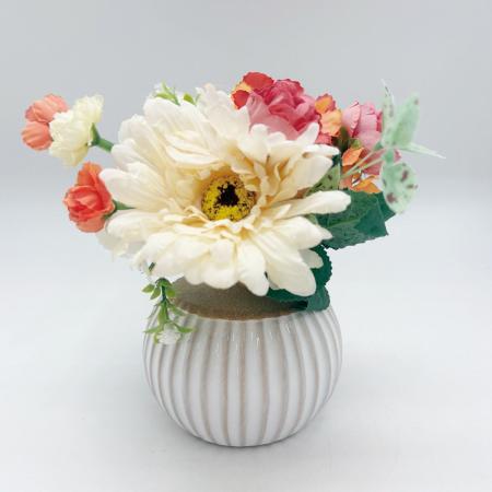 丸和貿易/CTフラワー ポーセリンベース ウェーブ/4209700-08