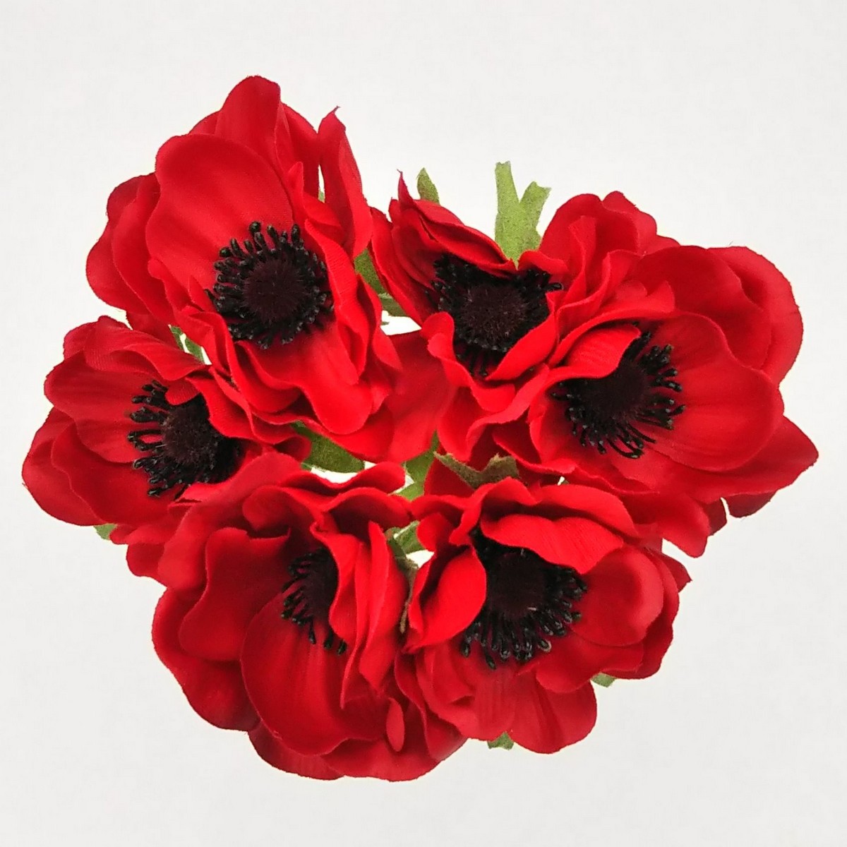 即日★【造花】パレ/アネモネバンドル レッド/P-8231-50