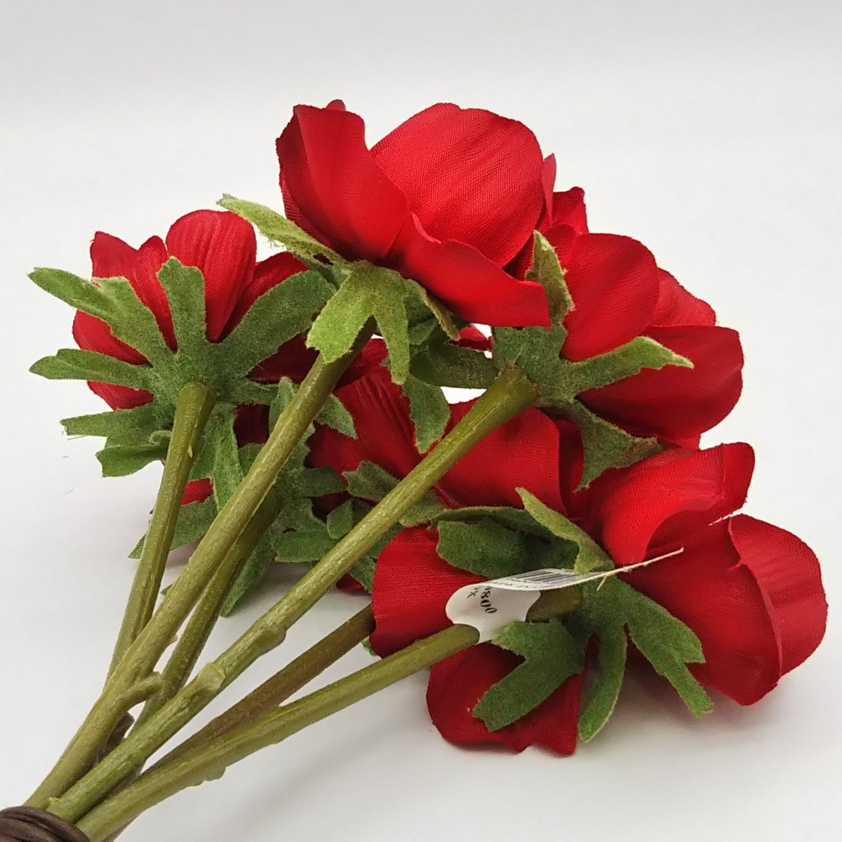 即日★【造花】パレ/アネモネバンドル レッド/P-8231-50