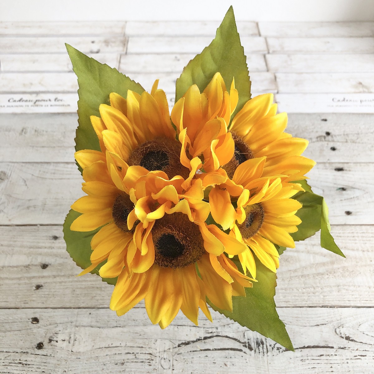 新品HIFANA/HALF&半分GREEN 2枚セットバトブレ レア 週末値下げ 造花】パレ/サンフラワーバンドル/P-8349 - 花材通販はなどんやアソシエ