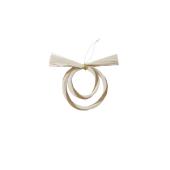 パレ/水引リース ベージュ/白/P-9445-90