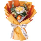 渡産業/ニットフラワーブーケ ピンク/CW-5122 - 花材通販はなどんや