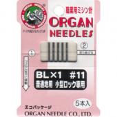 NBK日本紐釦貿易/職業用ミシン針 普通地用小型ロック針 11(5本)/FBL1