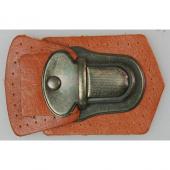 NBK日本紐釦貿易/本革バッグ留め金具パーツ 赤茶/MAP113-A - 花材通販