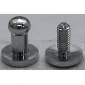 NBK日本紐釦貿易/ネジ式ギボシΦ4.2mm S 5個 シルバー/LG1 - 花材通販は