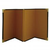 ミニ 四曲金屏風 H6×W5cm/S10-1 - 花材通販はなどんやアソシエ