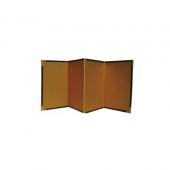 ミニ 四曲金屏風 H6×W5cm/S10-1 - 花材通販はなどんやアソシエ