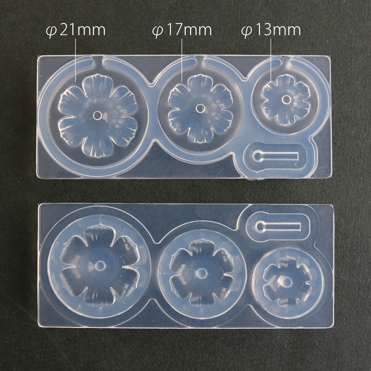 亀島商店 レジンクラフト用 ソフトモールド フラワー立体型a 花芯型付き 1組入 Kam Rej 646 通販 はなどんやアソシエ