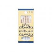 クロバー/とじ針セット NO.15〜20 シャープポイント 6本/55-009