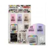 即日☆ハーバリウムクラブ/ボトルラベルシール THANK YOU/HR-BLS-101