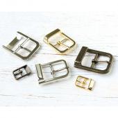 NBK日本紐釦貿易/バックル 金属 内径15mm 8個入 アンティークゴールド