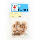 トーホー/ウッドビーズ 14mm/NR14-1 - 花材通販はなどんやアソシエ