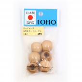 トーホー/ウッドビーズ 20mm/NR20-1 - 花材通販はなどんやアソシエ