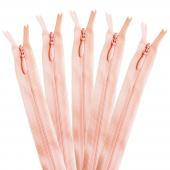 NBK日本紐釦貿易/コンシールファスナー 56cm 5本入 col.010 サンド