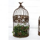 特価◎大同クラフト/アンティークバードケージM ブラウン/AAB14-M20