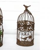 大同クラフト/アンティークバードケージM ブラウン/AAB14-M20 - 花材