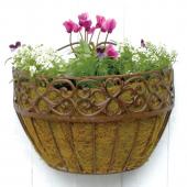 大同クラフト/15壁掛けプランター ブラウン/AKP13-30 - 花材通販はなど