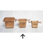 大同クラフト/23ウッド角プランターM/WKP23-M20 - 花材通販はなどんや