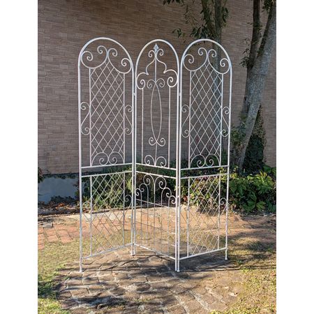 【直送】大同クラフト/26ワイヤ-パーテーション アンティークホワイト/VPP26-185