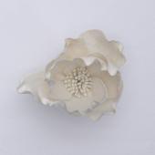 ※販売終了※【ハンドメイドフラワー】サンセイ/Ｓｏｌａ Ｃ22－ＧＲＹ Ｍ 3個/752195