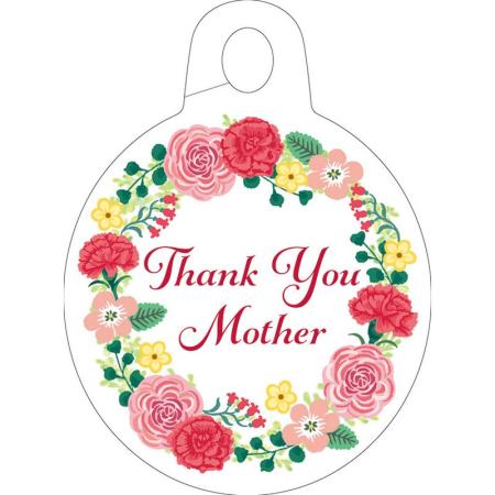 チキュウグリーティングス/母の日タグカード 50枚/MT-12