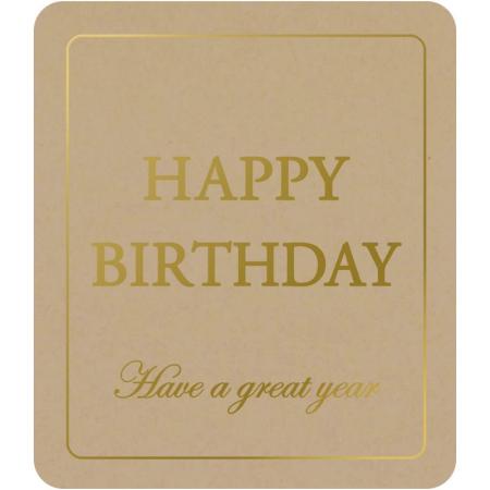 チキュウグリーティングス/ミニタグカードバースデー 30枚/T-124