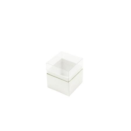 特価◎箱話ハコバナ/デザインボックス クリア80 パールxパール