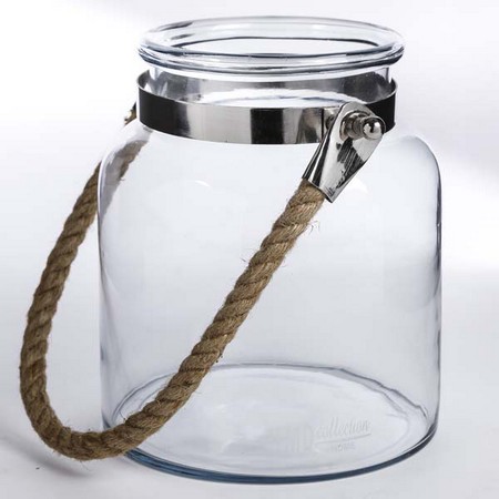 ptmd glass bottel clear with rope handle 655386 01 通販 は