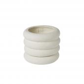 PTMD/Vinnie white cement pot big ridges M 白