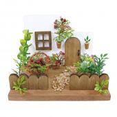 造花 エルベール ホームデコミニチュアガーデンキット 木漏れ日のガーデン Ntr 27 通販 はなどんやアソシエ