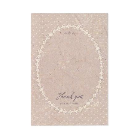 特価◎cazaro/ソラペーパーメッセージカード ハガキ  THANK YOU ピンク 10 枚/36P101P0501