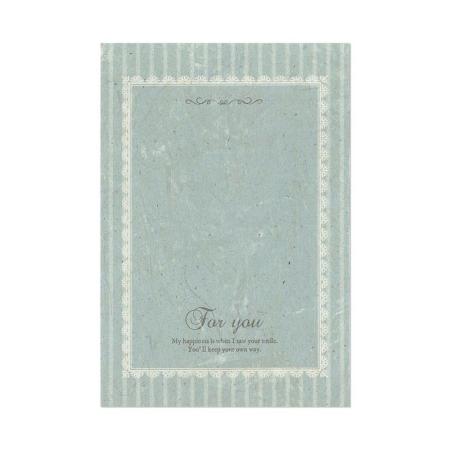 特価◎cazaro/ソラペーパーメッセージカード ハガキ  FOR YOU  ブルー 10 枚/36P101P0502