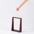 特価◎cazaro/WALL NANAME SHELF GROOVE A4タテ ブラウン/36S004B0102
