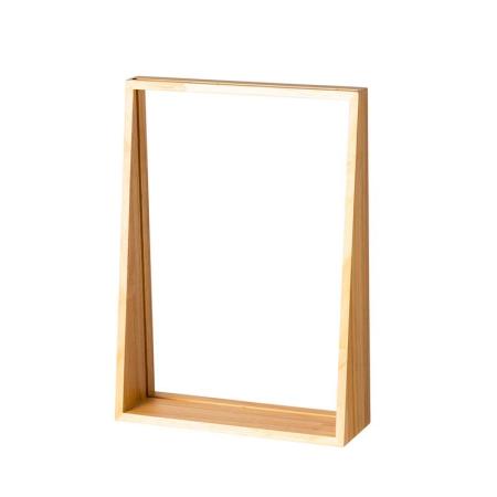 特価◎cazaro/WALL NANAME SHELF GROOVE A3タテ ナチュラル/36S004B0301