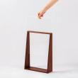 特価◎cazaro/WALL NANAME SHELF GROOVE A3タテ ブラウン/36S004B0302