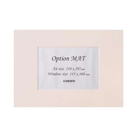特価◎cazaro/カザロ OptionMAT 四角A A4/2L スモーキーピンク/36V001P0109