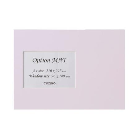 特価◎cazaro/カザロ OptionMAT 四角B A4/KG ライトラベンダー/36V003P0105