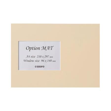 特価◎cazaro/カザロ OptionMAT 四角B A4/KG エクリュ/36V003P0106