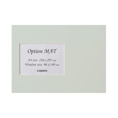 特価◎cazaro/カザロ OptionMAT 四角B A4/KG スモーキーミント/36V003P0107