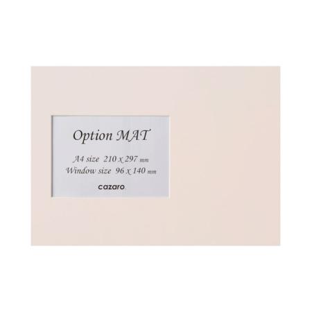 特価◎cazaro/カザロ OptionMAT 四角B A4/KG スモーキーピンク/36V003P0109