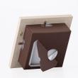 特価◎cazaro/フレーム+紙BOX ロイヤル 150角  パステルホワイト/36P005P0105